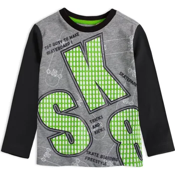 Chlapecké tričko KNOT SO BAD SK8 šedé Velikost: 92