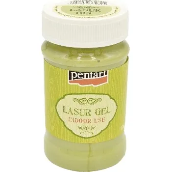 Speciální výtvarná barva Lazurový gel PENTART 100ml - country zelený
