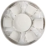 6ks bílý porcelánový šálek s podšálkem v dárkové krabičce – 220 ml