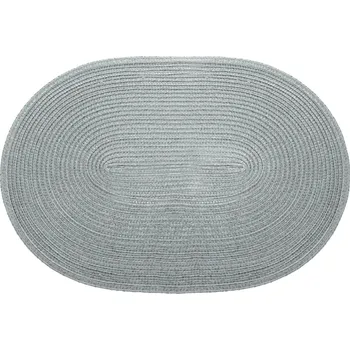 prostírání SADA 6KS PROSTÍRÁNÍ NA STŮL JUDY2 45X30 CM ŠEDÁ