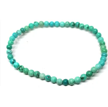 Náramek Tyrkysový náramek AA kvalita 4 mm