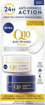 Nivea Q10 Anti-Wrinkle Power zpevňující denní a noční krém SPF15 2x 50 ml