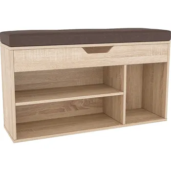 Botník Botník Fuddy sedací -dub sonoma