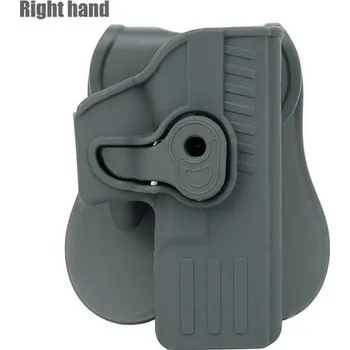 Příslušenství pro sportovní střelbu Pravák - Glock 17 / 19 / 22 / 26 - šedé 060g17sP