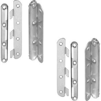 Tesařské kování Onpira Nerezová spojka sedací soupravy 140 mm [4ks]