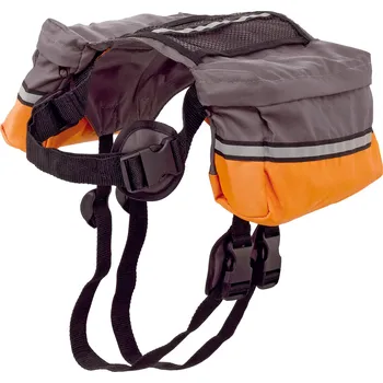 Postroj pro psa Ferplast Dog Scout nylonový psí batoh oranžový/šedý