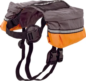 Postroj pro psa Ferplast Dog Scout nylonový psí batoh oranžový/šedý
