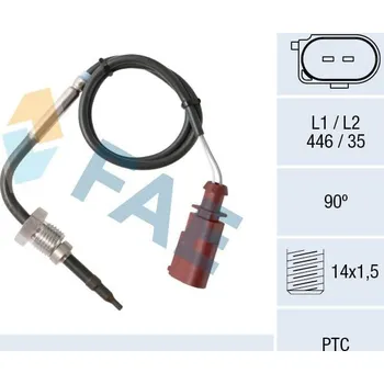 Čidlo automobilu Čidlo, teplota výfukových plynů FAE 68011
