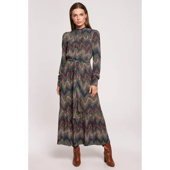 Dámské šaty Dámské šaty S291 - Stylove XXL zeleno-červená