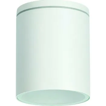 Venkovní osvětlení ACA Lighting GU10 venkovní kulaté stropní svítidlo 230V bílá IP65 GU10 MAX.35W LG2301GU10W