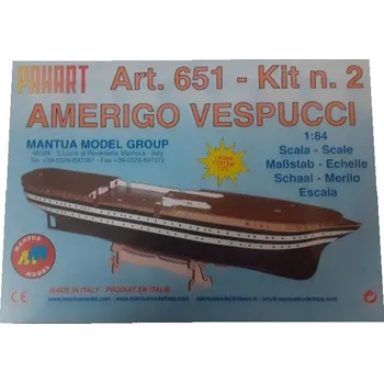 RC model letadla Mantua Model Amerigo Vespucci 1:84 sada č.2 kit