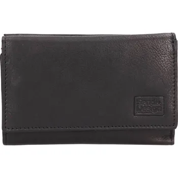 Peněženka Dámská kožená peněženka SendiDesign Janne - černá