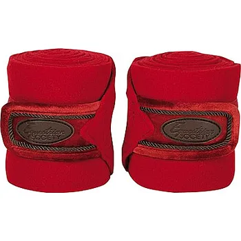 Koňské kamaše Bandáže fleecové Harry&#039;s Horse Velvet - pár modrošedé