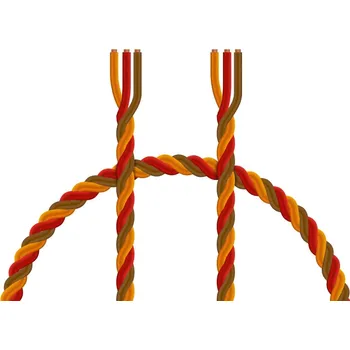 RC vybavení Kabel třížilový kroucený tlustý JR 0.34mm2 (PVC)