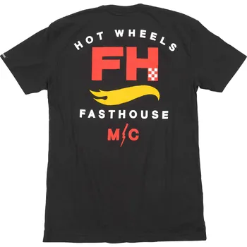 Fasthouse Youth Hot Wheels Array Tee Black Velikost: YM