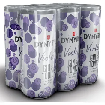 Gin Dynybyl Violet gin & tonic 24x250ml 6%