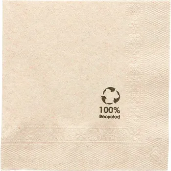 Papírový ubrousek Gastro obaly Ubrousek natural 20x20cm 2 vrstvý (min. počet 4800ks)