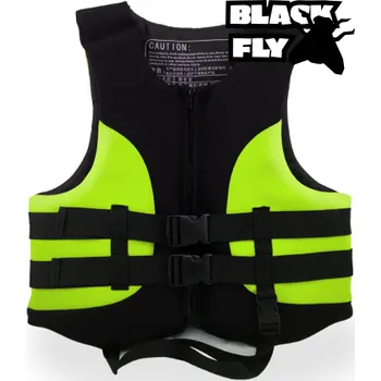 BlackFly Bezpečnostní vesta na vodu PRO Zelená 3XL (záchranná vesta PROFI Zelená 3XL)