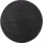Kusový koberec Eton černý 78 kruh, 160x160 (průměr) kruh, černá, chodba / předsíň, Vopi - 1 rok na vrácení + DOPRAVA ZDARMA k Vám i zpět