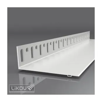 Stavební profil LIKOV LW-L lišta soklová - montážní díl zakládací sady z PVC délka 2m, šířka 50mm