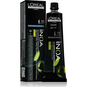 Barva na vlasy L’Oréal Professionnel Inoa permanentní barva na vlasy bez amoniaku odstín 6.11 60 ml