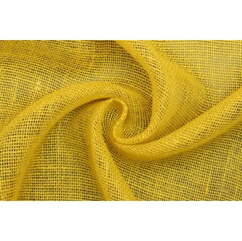 Juta | přírodní pytlovina - Žlutá