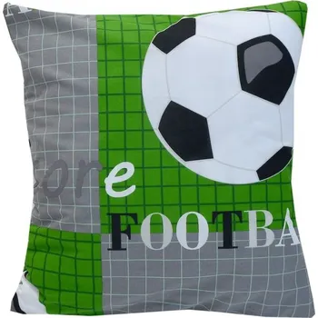 Povlak na dekorativní polštářek Stanex Povlak na polštářek bavlněný Fotbal (LS184) ROZMĚR: 40 x 40 cm