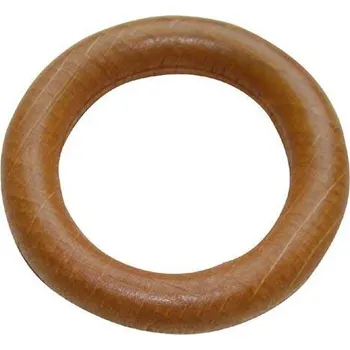 Uchycení záclony a závěsu kruh dřev.třešeň 125.26 (10ks)