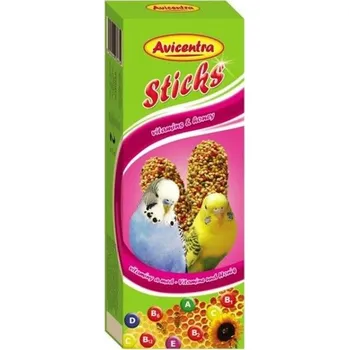 Krmivo pro ptáka Avicentra tyč andulka - vitamin a med 2 ks