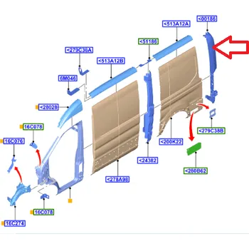 Oprava karosérie Panel - zadní roh postr. karoserie