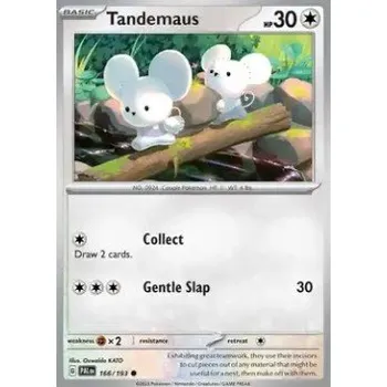 Volný čas Pokémon PAL 166/193 Tandemaus - Paldea Evolved Stav: Near Mint, Verze: NORMAL