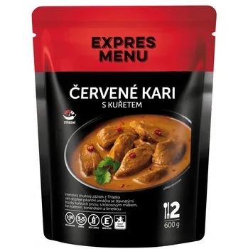 Hotové jídlo EXPRES MENU Červené kari s kuřetem 600 g