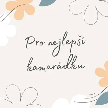 Kartička Pro nejlepší kamarádku 2