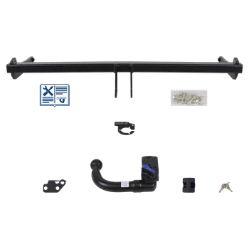 Tažné zařízení AUTO-HAK tažné zařízení Odnímatelné včetně TowTec elektropřípojky 7pólové univerzální - AUDI Q2