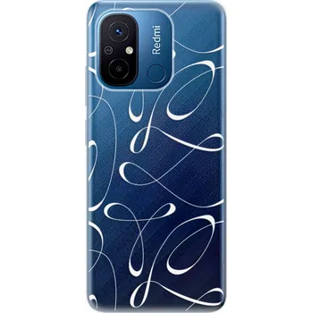 Pouzdro na mobilní telefon Odolné silikonové pouzdro iSaprio - Fancy - white - Xiaomi Redmi 12C