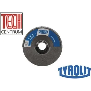 Brusný talíř TYROLIT Abrasivní lisovaný talíř pr.125x12x22,2mm 2A zr.120 medium šedý 34529815 (10ks) - 1 ks/ 460,59 Kč