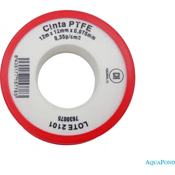 Ochranný vodní filtr Teflonová páska šířka 12 mm x síla 0,075 mm délka 12 m (m)