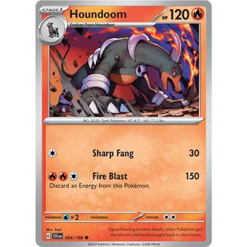 Karetní hra Pokémon TCG Houndoom 034/198