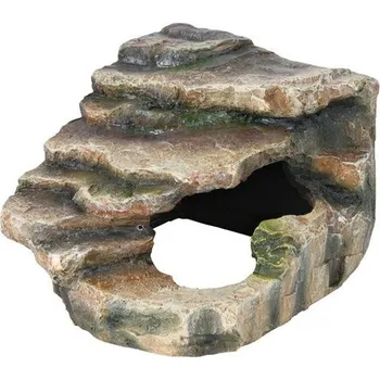 Dekorace do terária Trixie Rohová skála s jeskyní deštný prales 14 x 11 x 14 cm