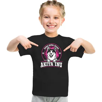 Dívčí tričko STRIKER Dětské tričko Akita inu Dětská velikost: 8 let