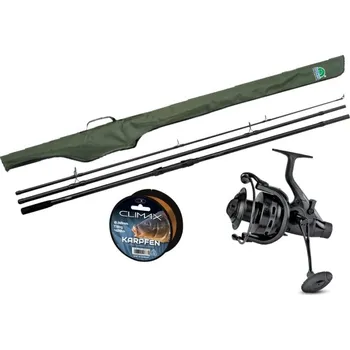 Rybářský naviják ZEBCO Kaprový set 3,6m/3Lbs+naviják BR8000+silon+pouzdro