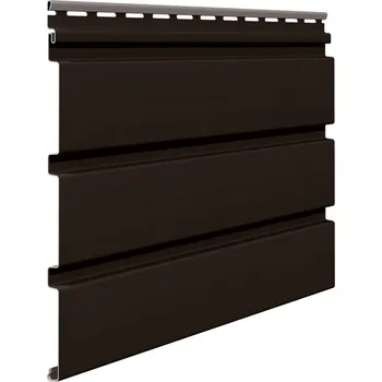 Obklad Střešní podhled SOFFIT siding SV-08 panel bez perforace hnědá dl. 2,7m pvc panel vhodný pro obložení podbití střechy