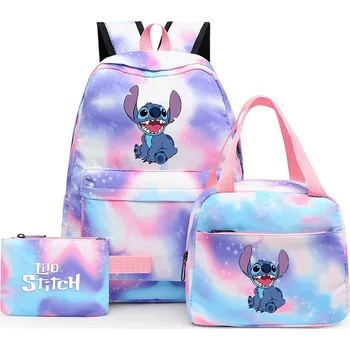 Batoh Disney Stitch s taškou na oběd - 010