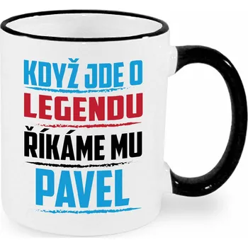 Hrnek - Když jde o legendu, říkáme mu Pavel Barva: Černá
