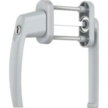 Okenní klika Balkonové kliky s rozetami - VICTORY (snížená klika) zamykací Barva: hnědá