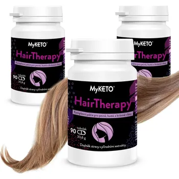 MyKETO Hair Therapy výživa pro pevné a husté vlasy, 3x 90 cps.