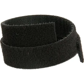 kabelová chránička Solarix oboustranný suchý zip, černý, šířka 20mm, balení 25m