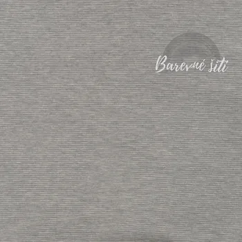 Ottoman Šedý melír (E) (Bavlněný ottoman)