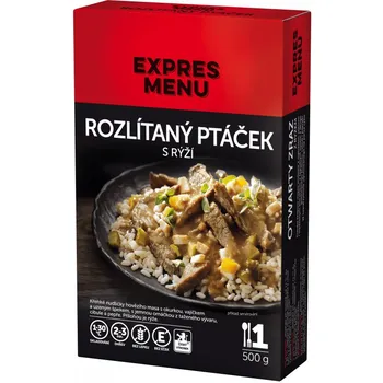 Hotové jídlo EXPRES MENU KM Rozlítaný ptáček s rýží 500 g