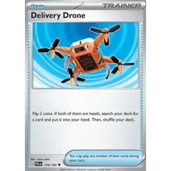 Volný čas Pokémon PAL 178/193 Delivery Drone - Paldea Evolved Stav: Near Mint, Verze: REVERSE HOLO